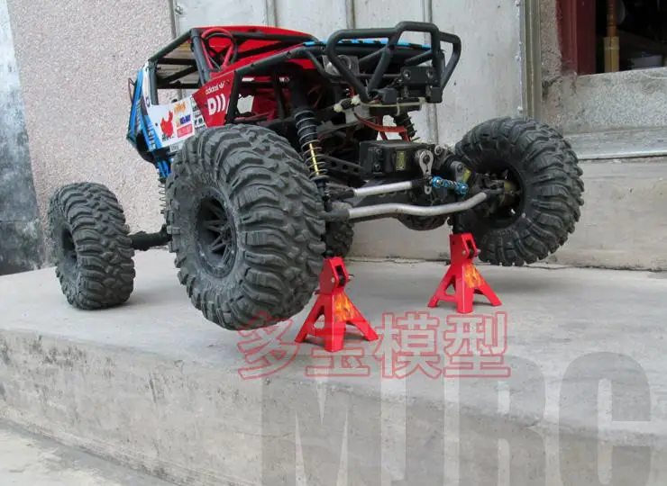 1 пара RC автомобилей металлический домкрат Ремонтный инструмент для 1/10