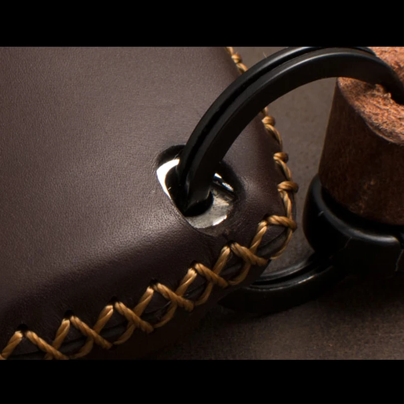 1 шт. чехол для ключей из натуральной кожи с дистанционным управлением автомобиля