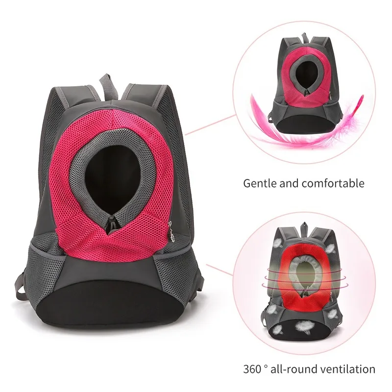 

Creative New Pet Carrier Dog Bag Backpack Bleathable Mesh Puppy Shoulder Bag Cat Chest Bag Pet Supplies