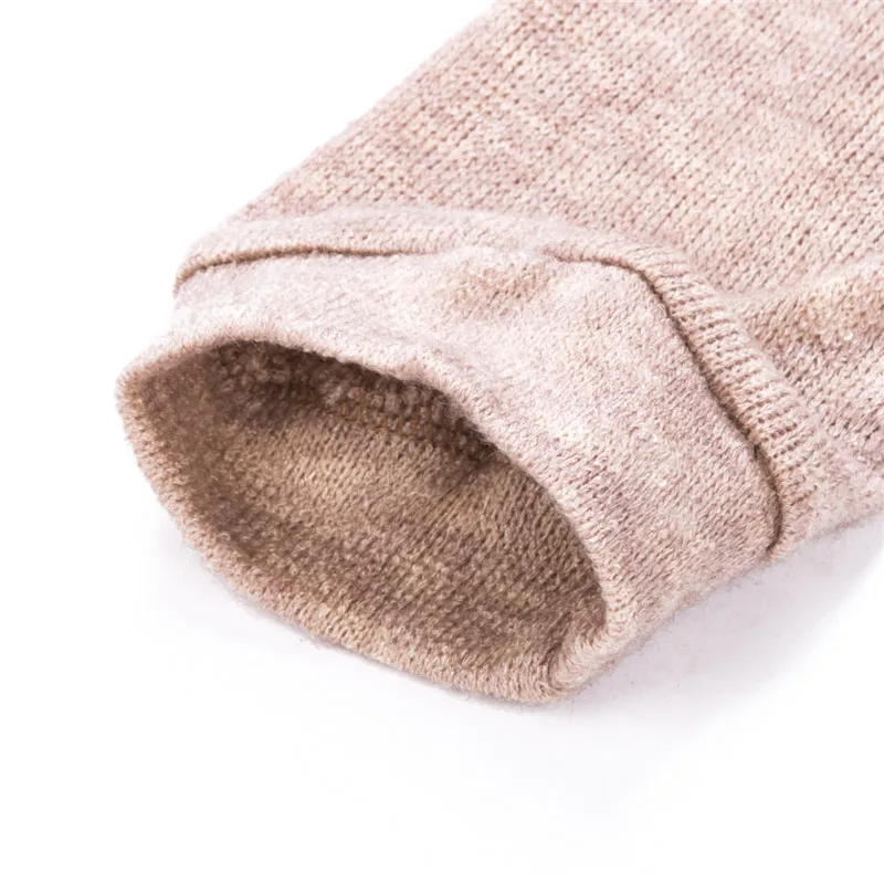 

Elegant Women Pullover Sweater Tops 2019 Winter Solid Pink Backless Knitted Sweater Lace Stitching Pullover Long Sleeve Jumpers