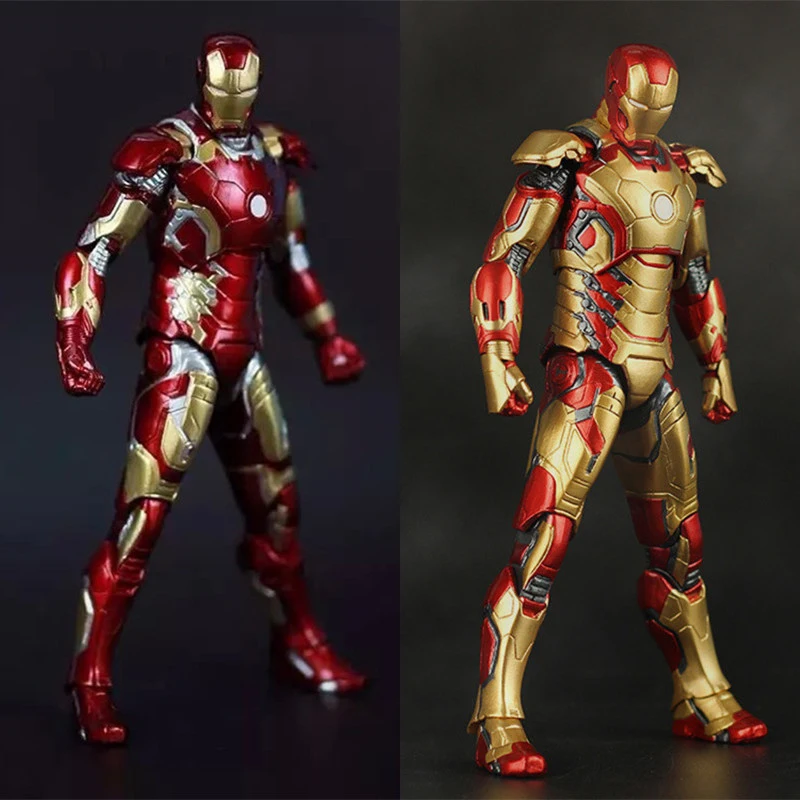 Горячие игрушки SHFiguarts Железный человек Mark 42 с диваном ПВХ фигурка коллекционные