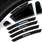 Наклейка на автомобильные диски, 4 шт., гоночная наклейка, Стайлинг для Peugeot 206, 207, 307, 3008, 2008, 308, 407, 408, 508, 301, 208, авто аксессуары