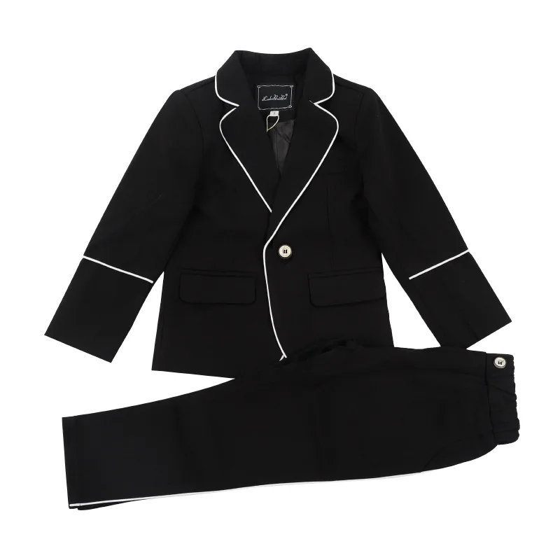 

С цветочным рисунком, официальные костюмы для мальчиков, куртка + штаны, 2 предмета в комплекте, костюм на свадьбу для школьный детский празд...