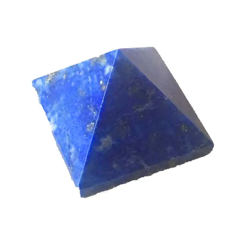 

Natural Stone Mineral Crystal Lapis Lazuli Pyramid Home Decoration Witchcraft Worship Meditation Wheel Pulse Healing Amplifier
