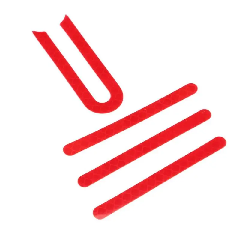 Передняя Задняя крышка колеса защитная оболочка Светоотражающая наклейка для