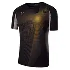 Мужская футболка Jeansian, футболка, Спортивная футболка с коротким рукавом, для бега, фитнеса, тренировок LSL013 Black2