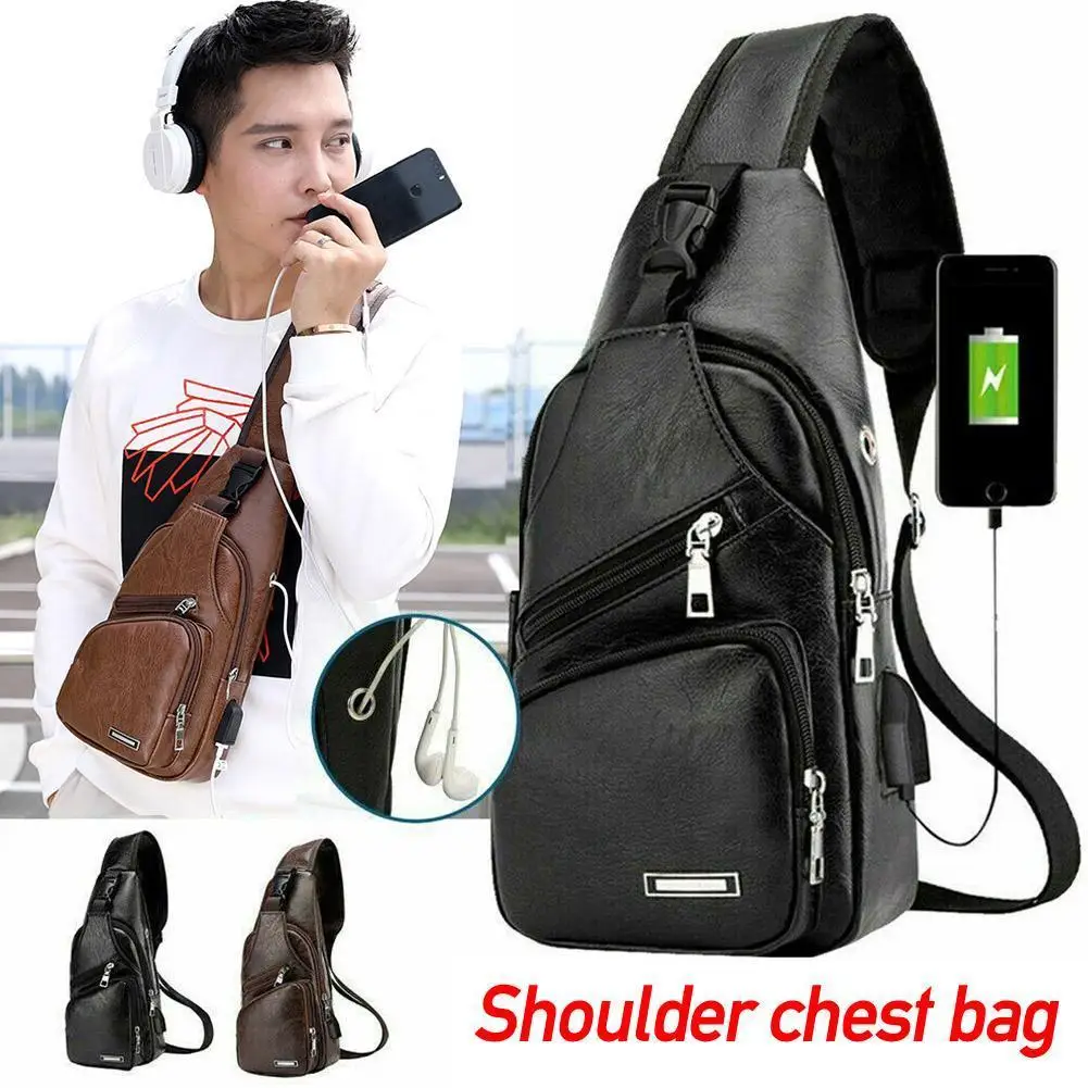 

Chest Bag Casual Functional Men Waist Money Phone Charge Outdoor Waist Bag Waterproof Waist Bum Bag Running Jogging Belt Pouch