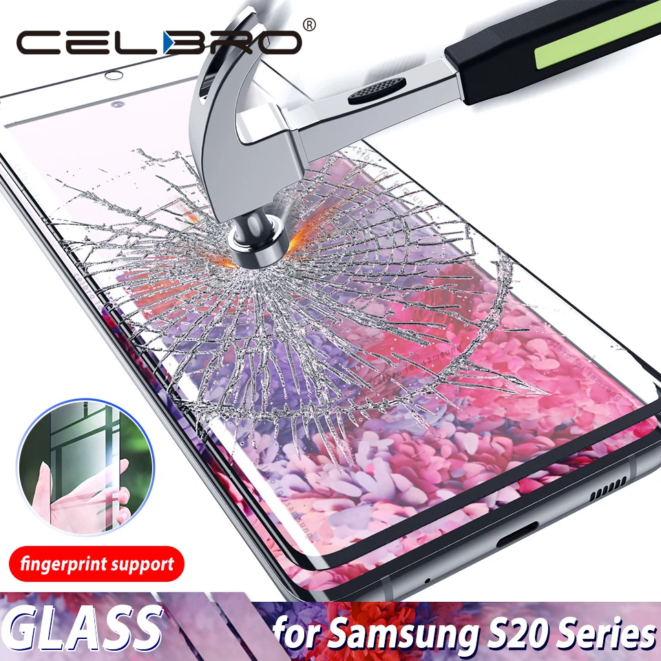 Закаленное стекло для Samsung Galaxy S20 ультратонкая Защитная пленка Plus Note 10 + S10 защита