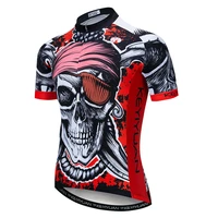 keyiyuan skull series road bike jersey men cycling shirt mtb clothing tops tenue cyclisme homme camisa de ciclismo masculina