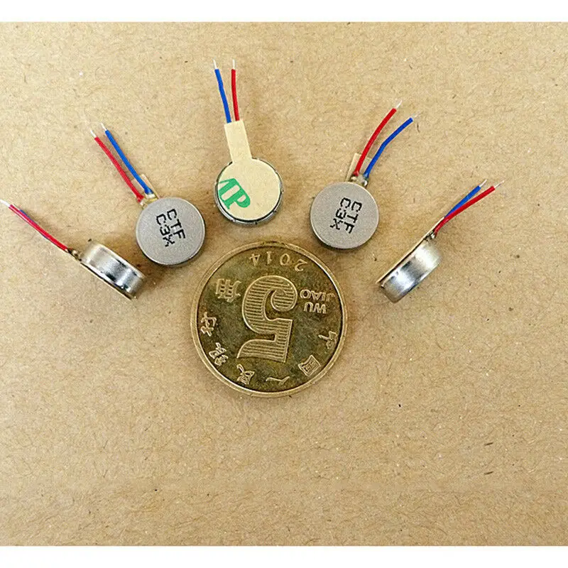 Монета плоская кнопка-Тип Мини 0930 Вибрационный Мотор постоянного тока 3V-4 2 V 3 7