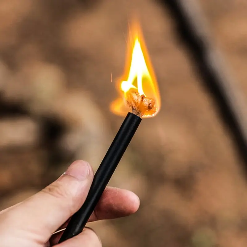 1PCS Portable Tinder Cord Fire Starter Camping Accessory Outdoor Survival Supplies Tools | Спорт и развлечения