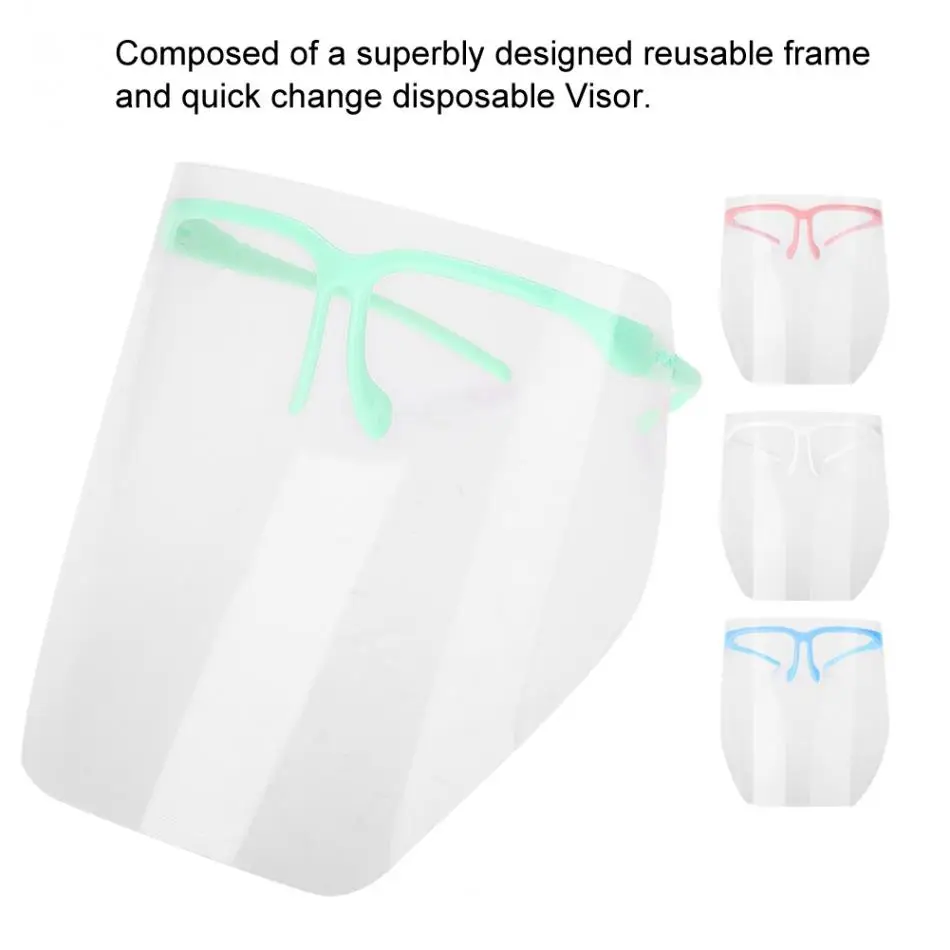 Стоматологическая маска для лица профессиональная защита щит с 10 шт. съемный