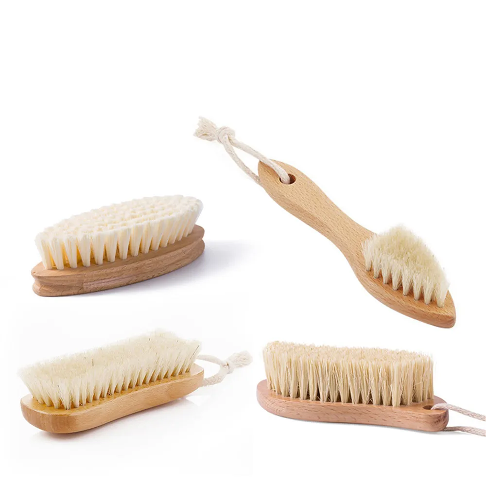 1 шт. деревянная щетка практичный мягкий прочный Прачечная очищающее средство