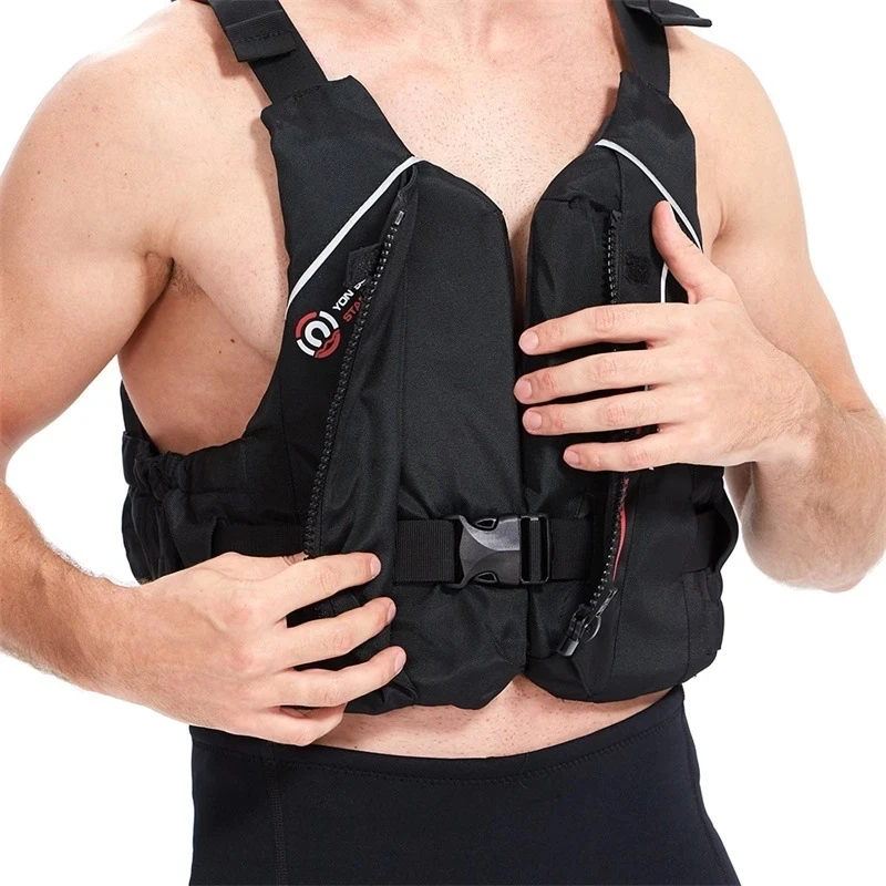 

New Professional PVC Sailing Water Skiing Kayak Life Jacket Vest Swimming Boating Surfing Outdoor Sports Safety