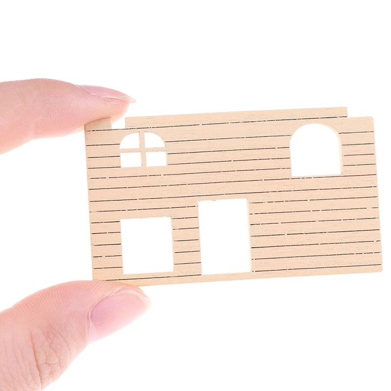 

Pink Fantasy Town Assembled Mini House Wooden Crafts DIY Fairy Garden Decoration Model House Mini House