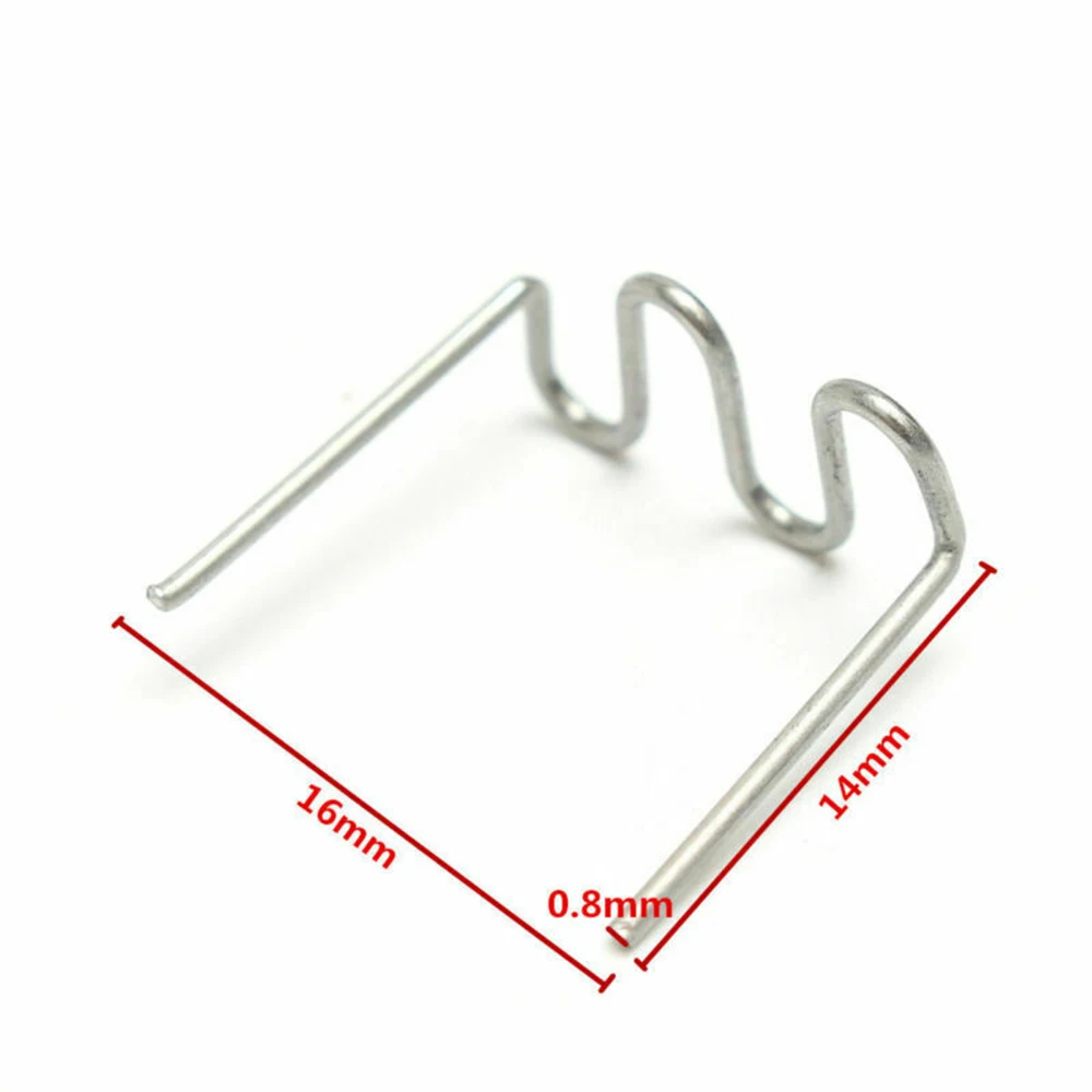 

400* Standard Pre-cut 0.8mm Wave Hot Staple For Plastic Stapler Repair Welder