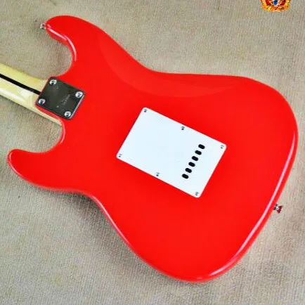 Высококачественная искусственная красная однотонная задняя подставка из