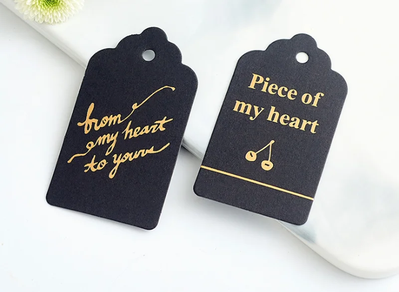 50 шт. бирка сделай сам 8x4 5 см|Ярлыки для одежды| |