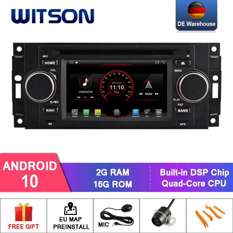 Автомобильная DVD система WITSON Android 10 0 для CHRYSLER 300C dvd плеер с gps авто стерео