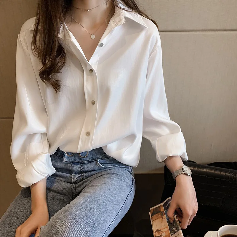 

Women Blouses Fashion Women Shirts Long Sleeve Chiffon Loose Femme Blusas Clothes Office Lady Blouse ZY022