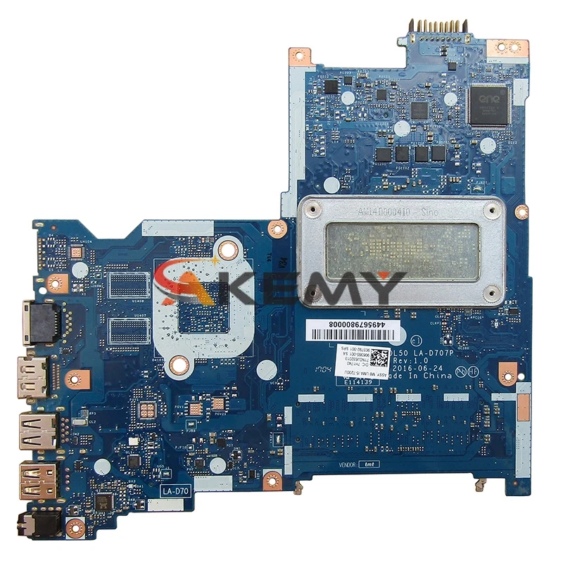 Verkauf 914598-601 914598-501 914598-001 LA-D707P Für For HP Notebook 15-AY 15-AC Serie Laptop Motherboard Mit I7-7500U CPU