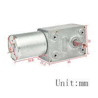 jgy370 m8 single axis miniature dc reduction motor self locking gear worm gear high torque low speed motor 12v 24v 6 210rpm