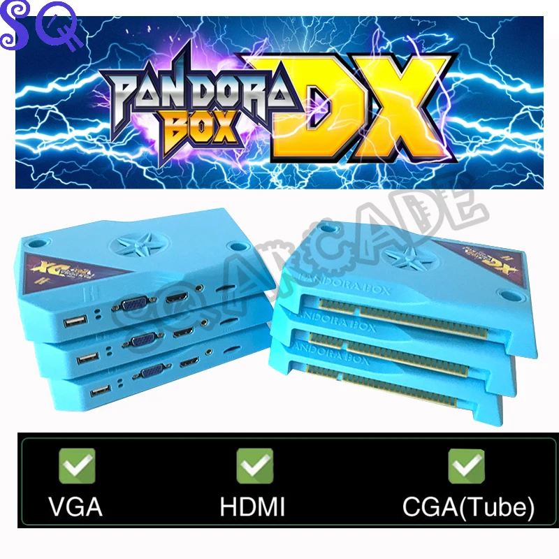 

Оригинальная аркадная печатная плата Pandora Box DX версии 2992 в 1 Jamma может добавлять FBA MAME PS1 SFC SNES FC MD Game CRT/CGA VGA HDMI