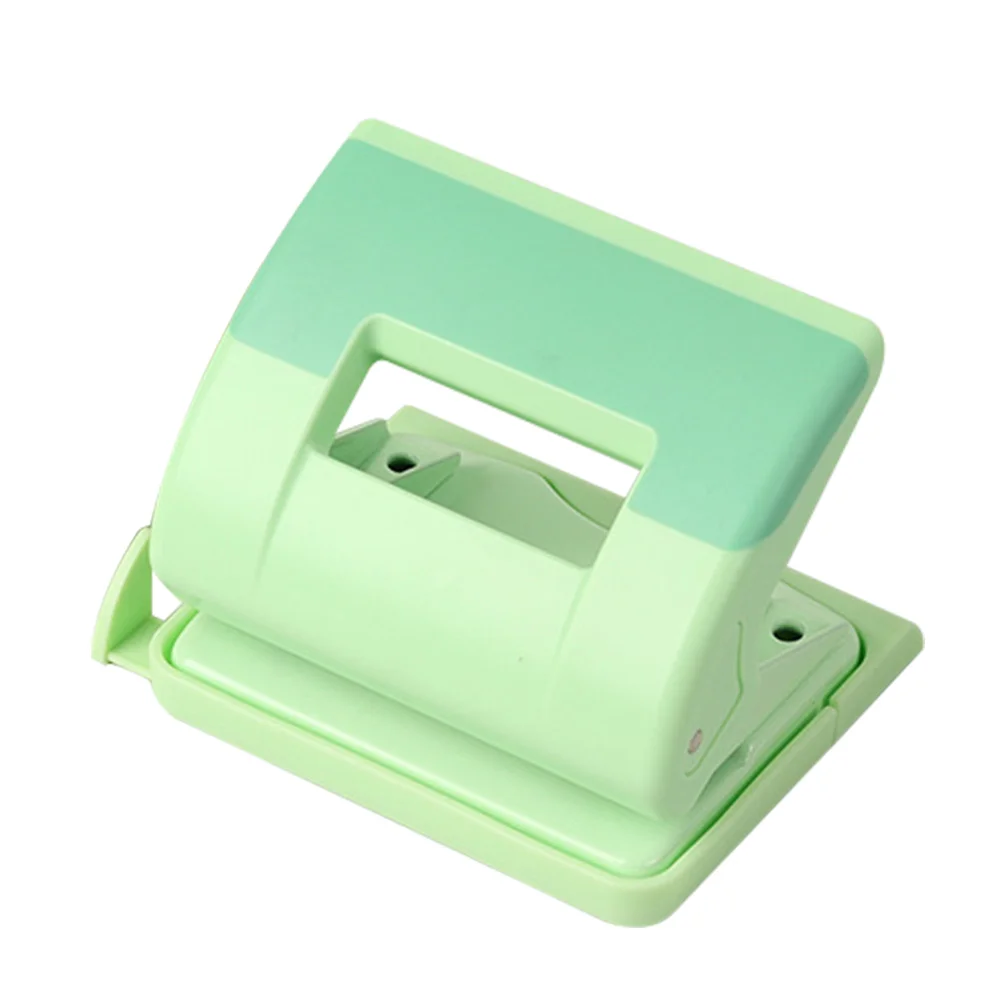

1pc Manual Hole Puncher Loose-leaf Puncher Durable Hole Punch (Random Color)