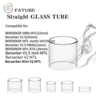 Стеклянная трубка FATUBE для BSKR Berserker V1.5 MINI MTL V2 RTA начальный комплектBerserker Mini V2