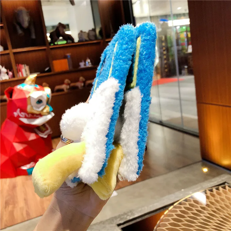 Чехол из мягкого плюша для Xiaomi Redmi Note 9 Pro 9S 8T 8A 9A 9C POCO X3 NFC Mi 10 10T Lite, теплый и пушистый, стойкий к ударам, с 3D-рисунком.