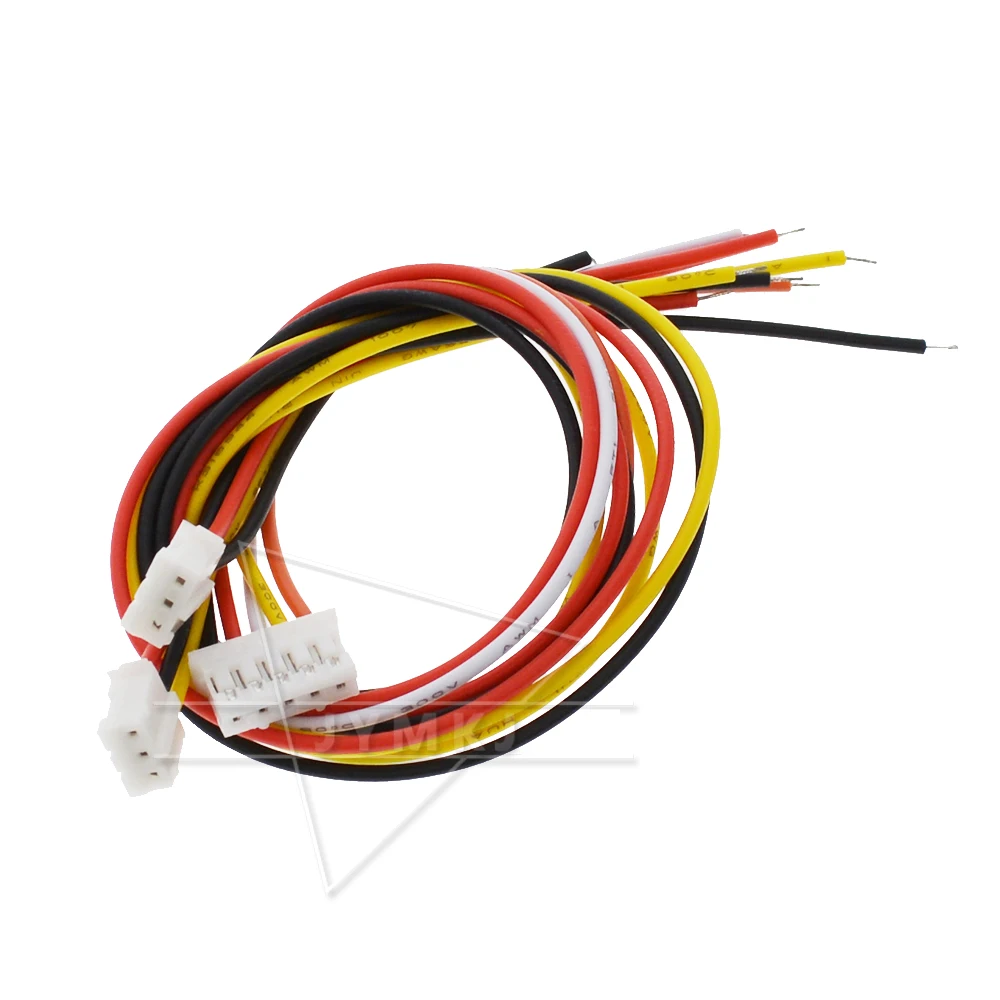 Новинка 5 комплектов/10 шт. Micro JST PH 2,0 2P 3P 4P 5P 6PIN штекер с проводными кабелями 200 мм