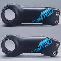 tomtou full carbon fiber cycling road mountain bike stem 6 or 17 degrees 31 8mm 708090100110120130mm ud matte blue