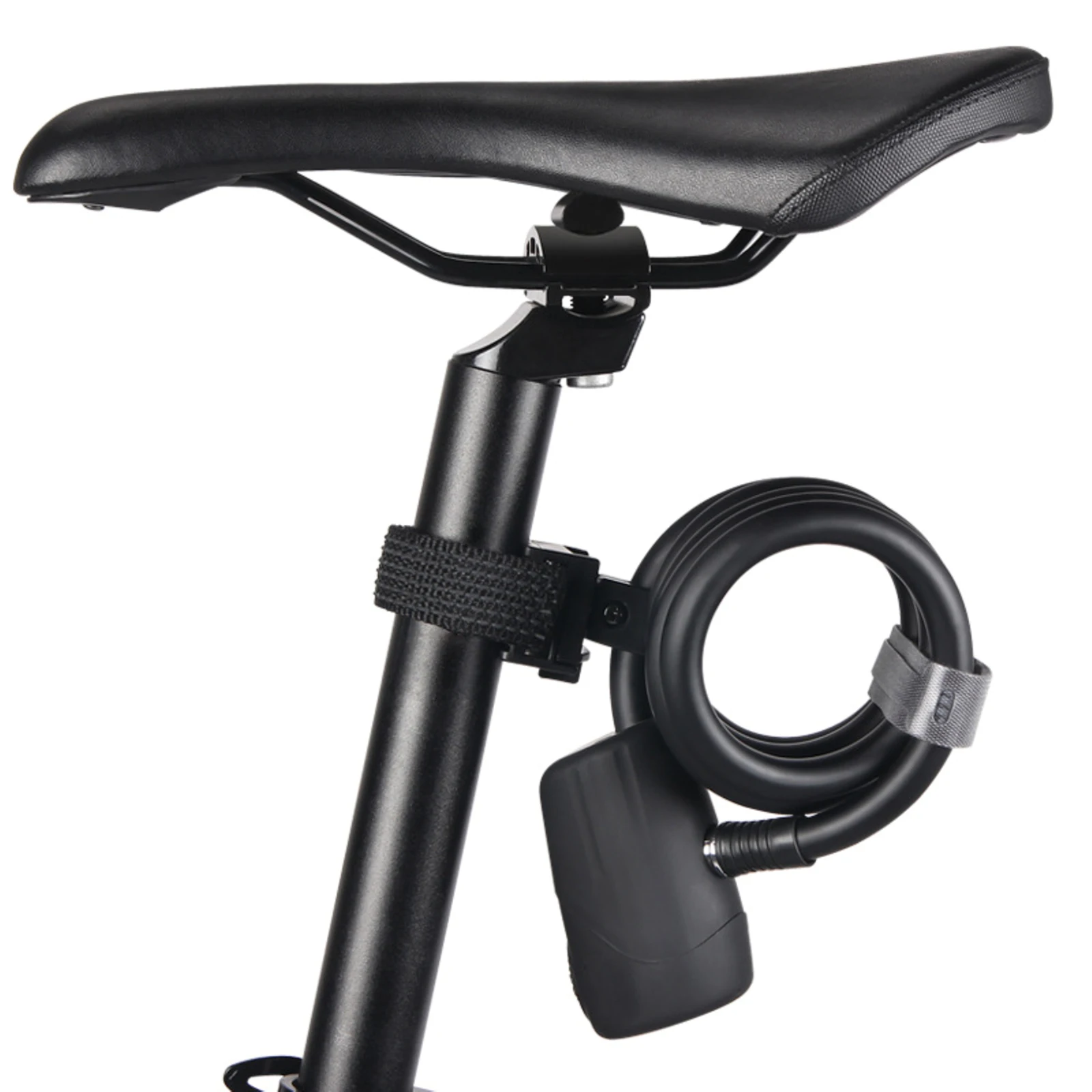 

Heavy Bike Electric Lock Alarm 120cm/12mm Bicycle Cable Security Alarm Lock Duty Chain Lock 110dB Cable Lock With Spare Keys