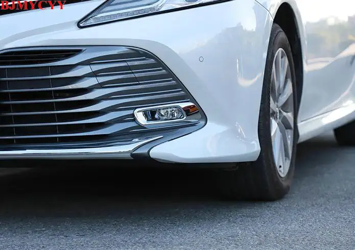 BJMYCYY для Toyota Camry 8 8th XV70 2018 автомобиль ABS хромированные передние противотуманные