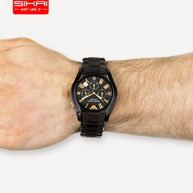 SIKAI для Emporio Armani AR1410/AR1400 Роскошный деловой стиль мужчин кривая застежка бабочка
