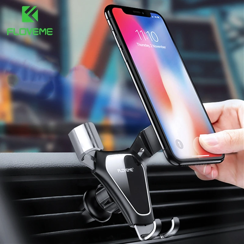 Автомобильный держатель для телефона с креплением на вентиляционное