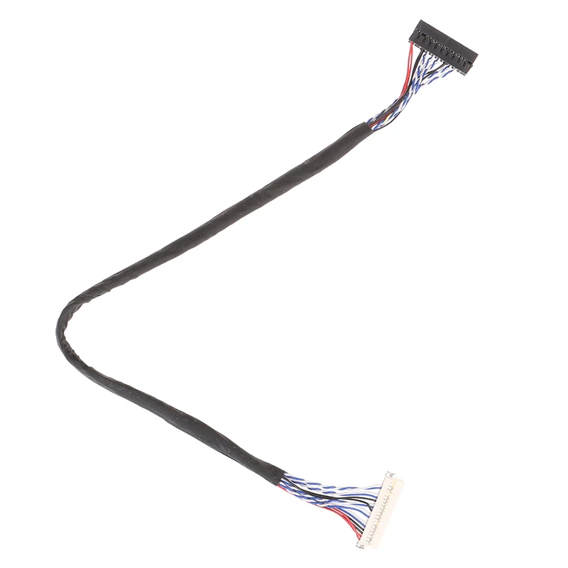 Universal 20Pin DF19-20-D8 1ch Signal 8 Bit LCD Screen Driver Board Line LVDS Screen Cable 1mm Pin Pitch 250mm