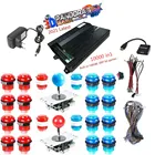 Набор для аркадных игр 3D Wifi Pandora Сага EX Box Комплект 10000 в 1 с 12 Светодиодный Ной аркадной кнопкой 2 игрока джойстики HDMI VGA