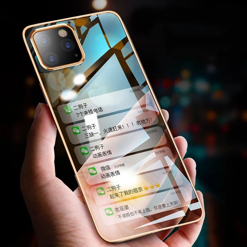 Чехол MUCHI для iPhone 11 Pro Max роскошный мягкий прозрачный чехол накладка с лазерным