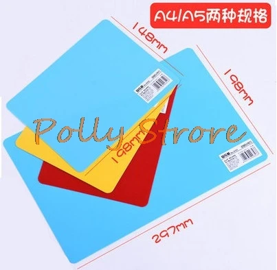 

1PC Deli 9353/9352 Writing Plastic Pad A4/A5 Student Writing Board