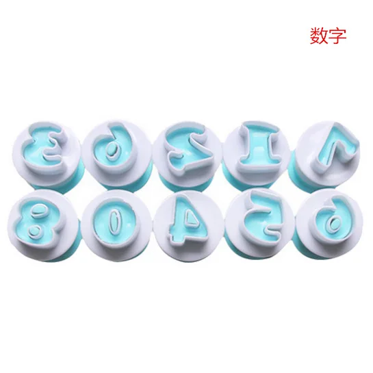 DIY английская буквенная цифра резак алфавита формочка для печенья помадки торта