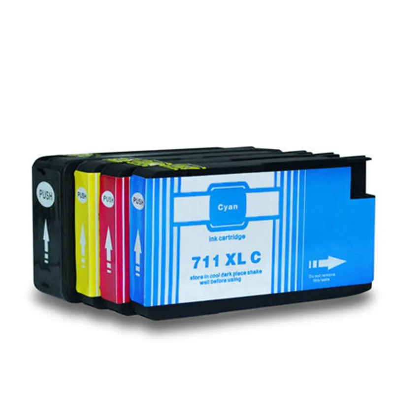 Замена чернильных картриджей для струйных принтеров HP711 711 711XL Designjet T120 24 610 T520 36