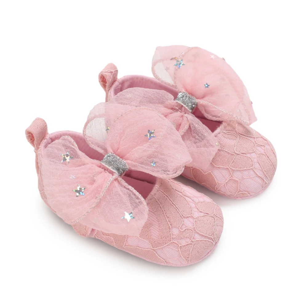 

Baywell/Осенняя обувь для принцессы с бантом для новорожденных и маленьких девочек; Милая обувь с мягкой подошвой для малышей; Прогулочная обув...