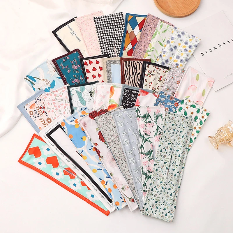 

Fashion Hair Bands Women Summer Knotted Wire Headband Print Plaid Hairpin Braider Maker Easy To Use DIY Accessories