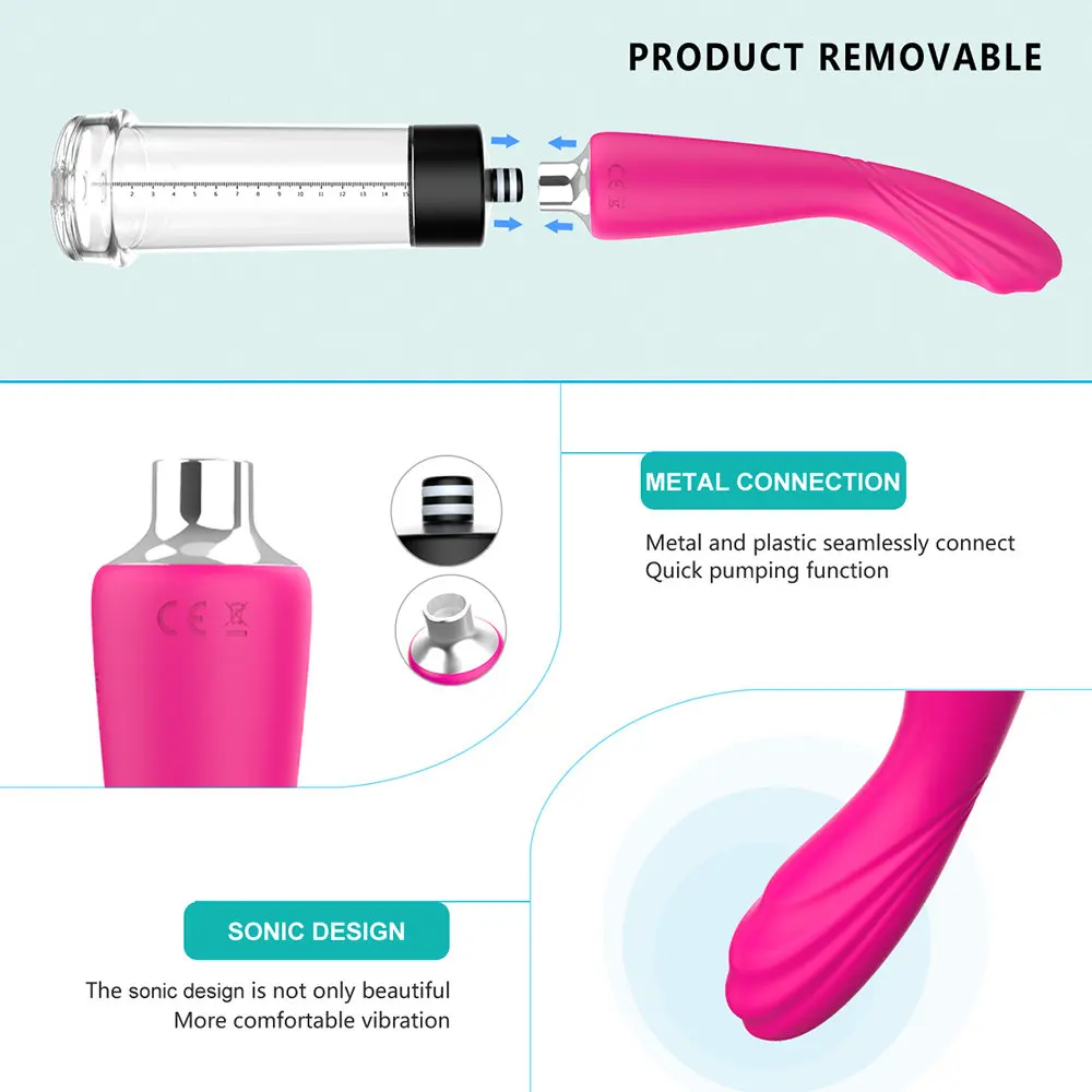 3 в 1 клитор сосание Вибратор стимуляция сосков присоска мужской Экстендер для