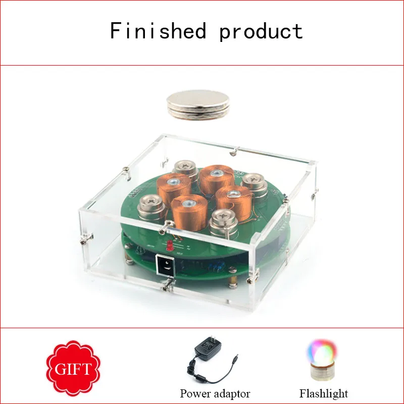 Finished product CIRMECH Умный Магнитный левитационный нажимной Тип магнитная левитация DIY Kit DC12V 2A стиль подвеска Магнитная - Цвет: Finished product