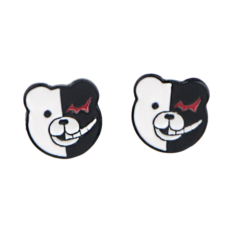 LB839 Аниме игры Danganronpa серьги гвоздики для женщин Эмаль вечерние модное ювелирное