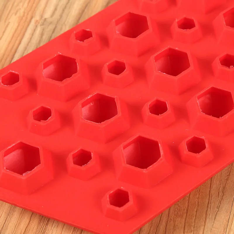 3D Diamonds Gem Cool Ice Cube Chocolate Soap Tray Mold Silicone Fodant Moulds Cream Tools For Makers |