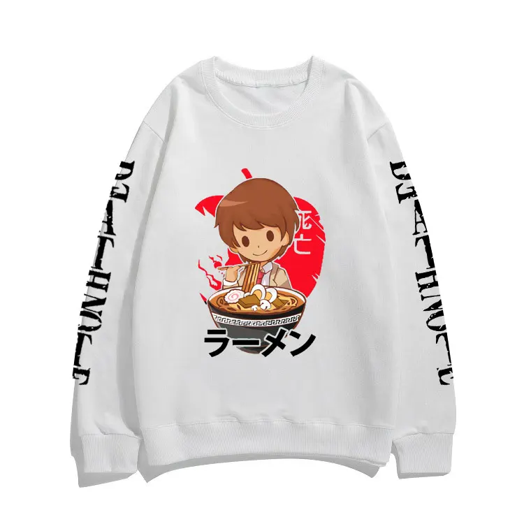 

Kawaii Q Version The Death Note Anime Sweatshirt Comics Men Women Cute Pullover Funny Tracksuit Cartoon Fashion Style Sweatshirt