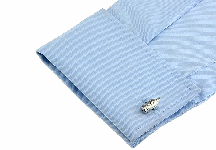 Модные забавные качественные запонки в виде ручки для мужчин ювелирные изделия